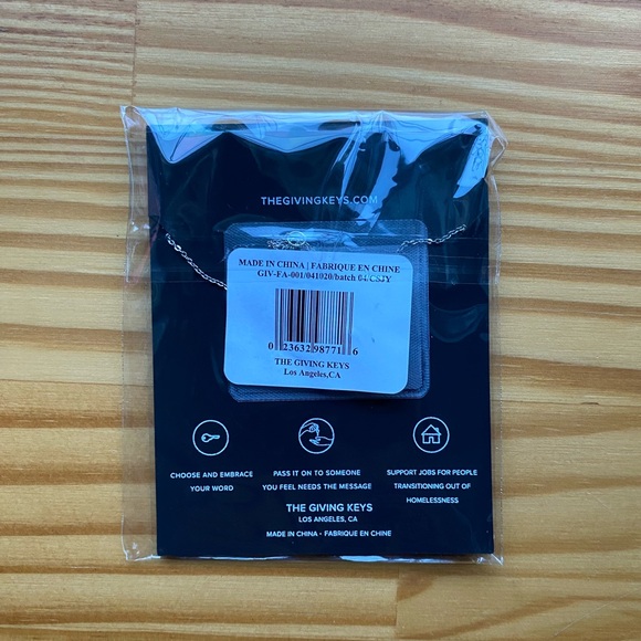 The Giving Keys Mini Collection Believe Key Necklace - Picture 3 of 3